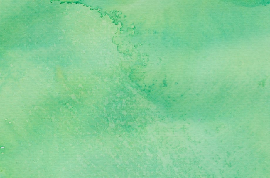 green watercolor painted background